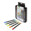 Crayola Crayola Signature Brush + Detail Dual-Tip Markers, Pack of 16 BIN586501